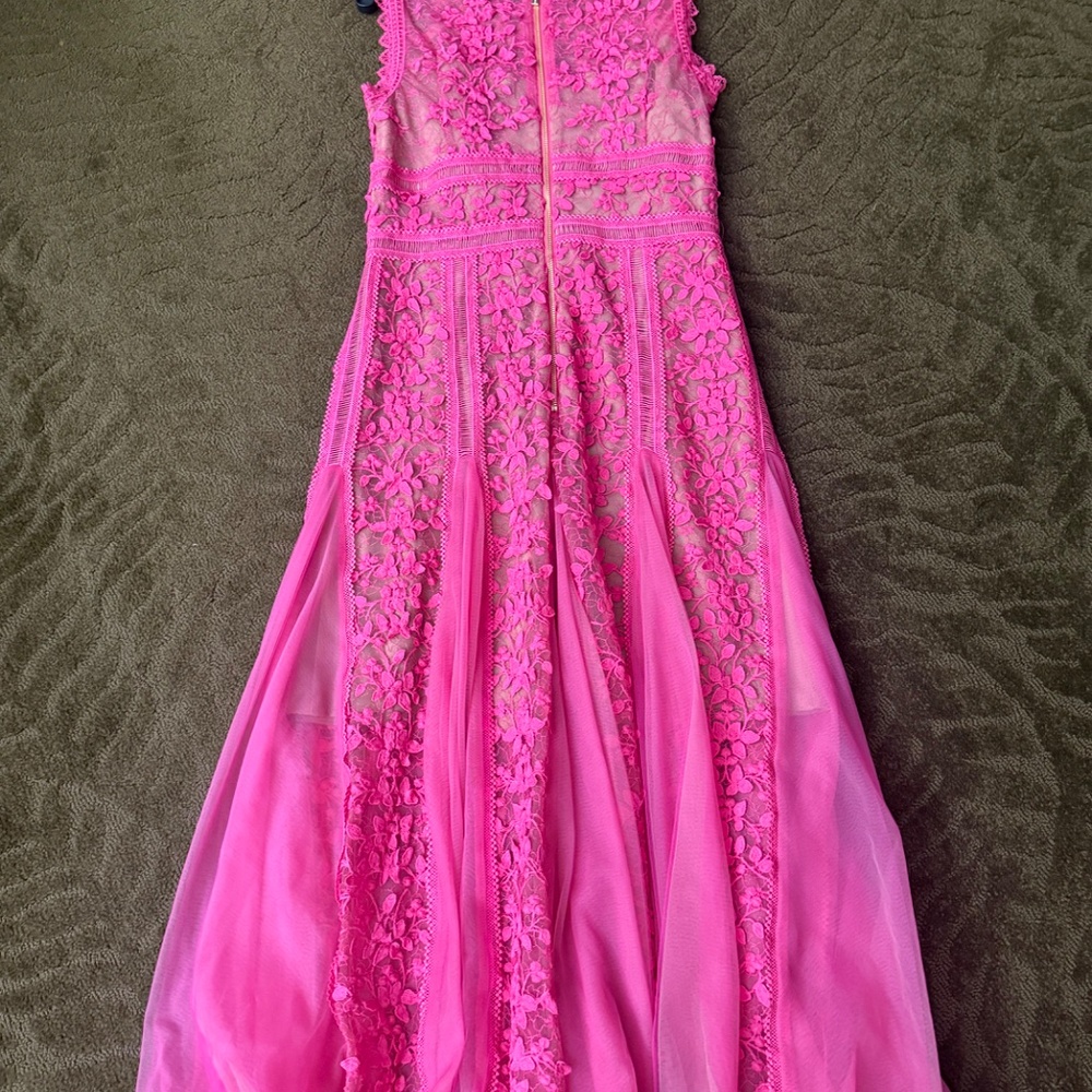 Bronx and Blanco embroidered mesh midi dress - Picture 10 of 11